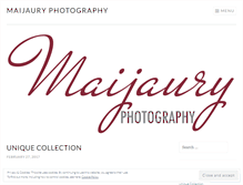 Tablet Screenshot of maijauryphotography.com